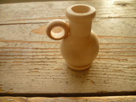 wooden milk jug