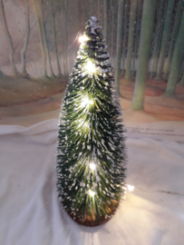 dennenboom met verlichting  22 cm