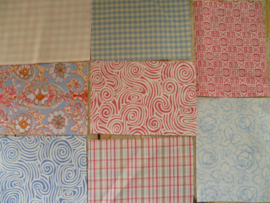 Patchwork quilt met patroon