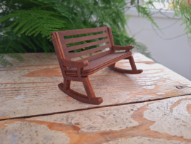 swing bench brown