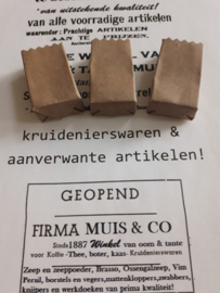 zakken, papier, per 3 stuks