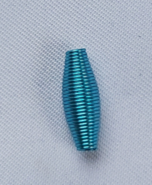 Kraal spiraal aquablauw
