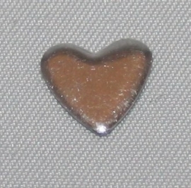 Heart Silver 10x10 mm