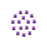 Square 3x3 mm Purple
