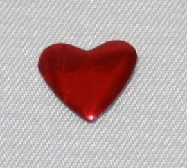 Heart 8x8 mm Siam (Red)