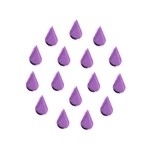 Drop Purple 5x8 mm