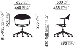 Vitra Mynt bureaustoel