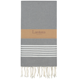 Hammam Towel Provence - Grey - 100X200cm (LANTARA)
