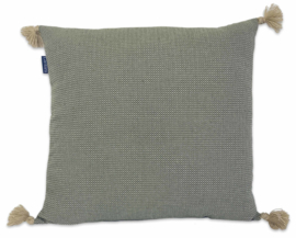 Lantara Cushion Pompons - Green - 55x55cm