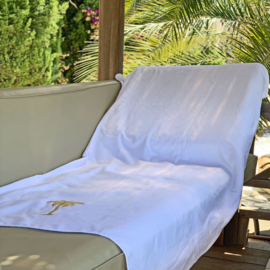 Hammam towel Terry Palmtree - White - 95x190cm (LANTARA