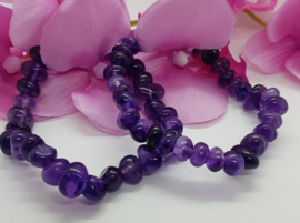 Armband grof (tumble)  - Amethyst
