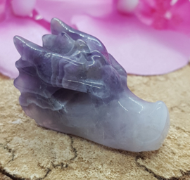 Amethyst draken Skull - klein - nr 1