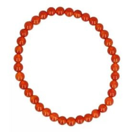 Carneool 4mm - kinderarmbandje