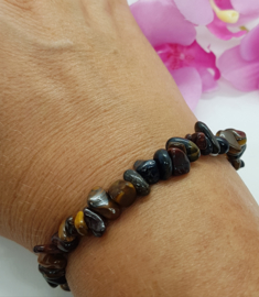 Split armband - Tijgeroog multi