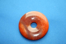 Carneool donut - 40mm