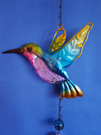 Kolibrie (blauw) met 3cm bol