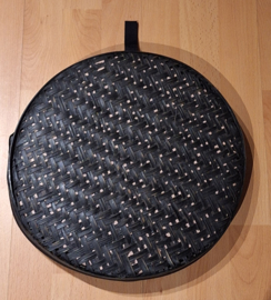 Oceandrum "Panter" op zwarte mand