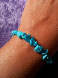 Split armband - howliet - blauw