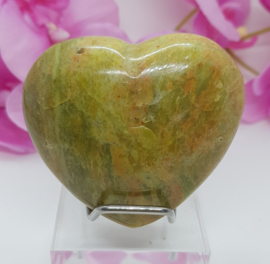 Opaal groen hart