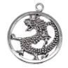 Draak plat zilver