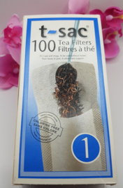 T-Sac 1 - 100 thee filter zakjes voor 1 kopje