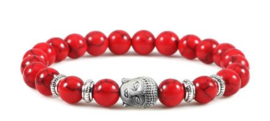 Howliet rood met Boeddha - 8mm