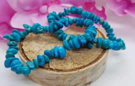 Split armband  - Turkoois china