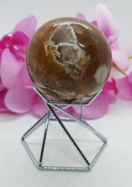 Flower agaat  bol - 47mm