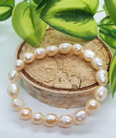 Parel armband roze (zoetwater)