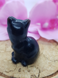 Poesje Obsidiaan schuin