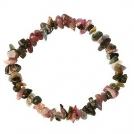 Split armband - Tourmalijn multi
