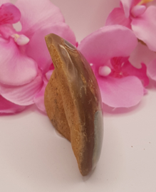 Jaspis Polychroom half gepolijst half ruw