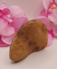 Jaspis Polychroom half gepolijst half ruw