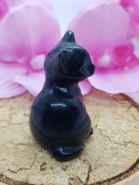 Poesje Obsidiaan schuin