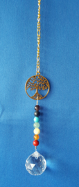 Chakra raamhanger boompje goud