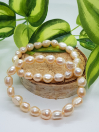 Parel armband roze (zoetwater)