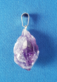 Amethyst hangertje - ruw