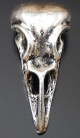 Birdhead skull - zilver