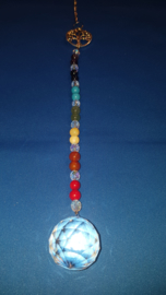 Chakra ronde edelsteen kralen en levensboom
