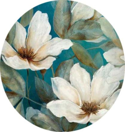 Oceandrum "DIY Bouwpakket" ca. 50 cm - met voorbedrukt doek - Magnolia