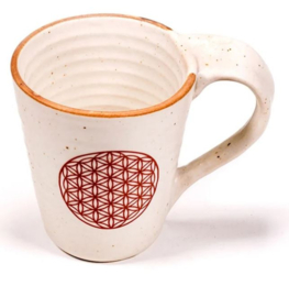 Mok  Bloem des levens rood