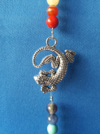Chakra hanger met Gekko