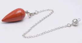 Jaspis Rood pendel druppel