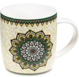 Thee mok  set  Mandala groen