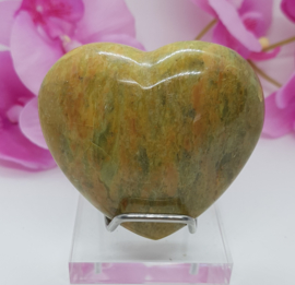 Opaal groen hart