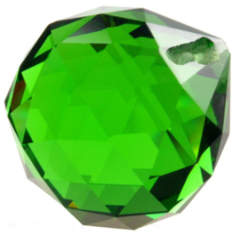 Kristal raamhanger "Bol" 3 cm - Groen