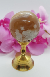 Flower agaat  bol - 42mm