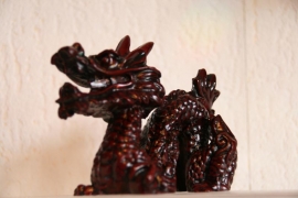 Draak klein - rood