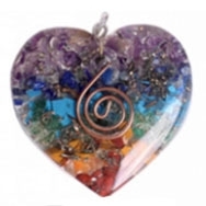 Orgone regenbooghanger - Hart