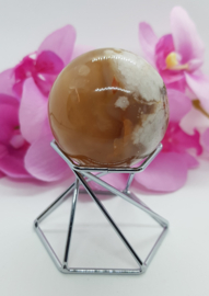 Flower agaat  bol - 42mm